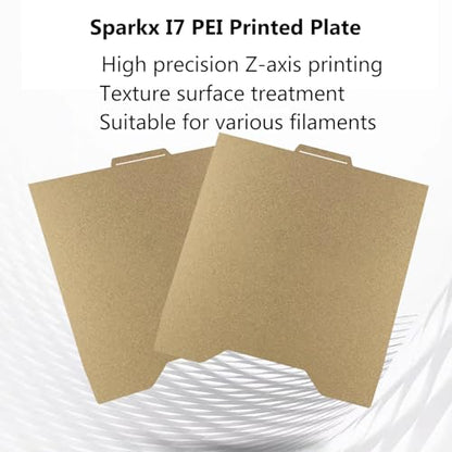 SPARKX i7 Cold Printing Build Plate Upgraded No-Heating No Glue Bed - color: Gold