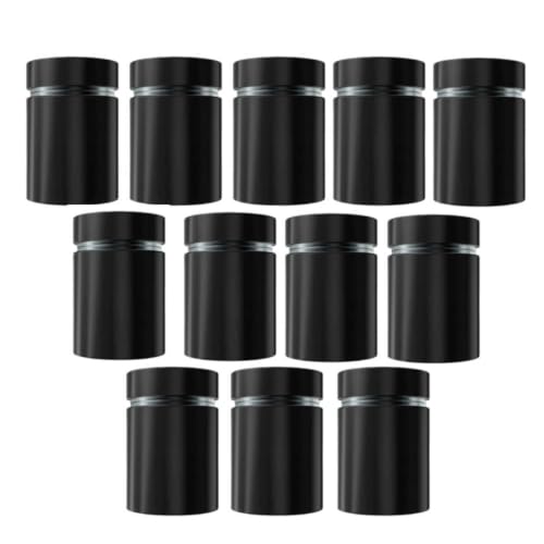 Sign Standoff Screws 3/4" x 1" Stainless Steel Stand Offs Wall Mounts Black - color: Black, size: 3/4x1 in