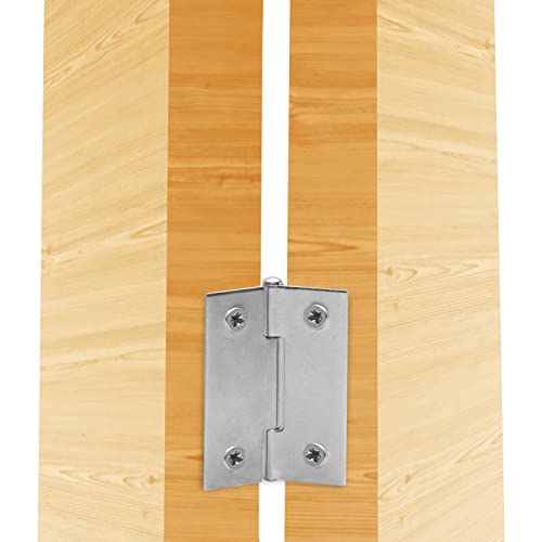 Piutouyar 6Pack 1.5 Inch Butt Hinge 304 Stainless Steel Mini Hinges - size: 1.5 Inch