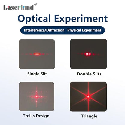 Double-Slit Experiment Single Slit Double Slits Combination Trellis Design Optics Elements Interference Diffraction Grating Sheet Optical Physical Experiment Kit
