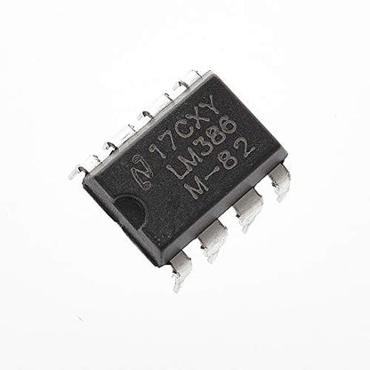 20pcs LM386N 386 Low Voltage Audio Power Amplifier 300kHz, 8-Pin.