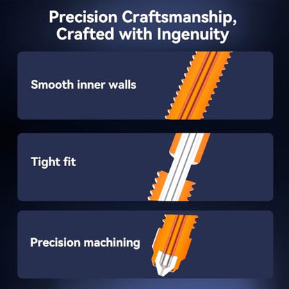 Creality K2 Plus/ K2 Pro Nozzle, Original K2 Unicorn Quick Swap Nozzle with Titanium Alloy Heat Break, Copper Alloy Hardened Steel, High Flow High Speed Printing for Creality Hi Combo (0.4mm) - style: 0.4mm
