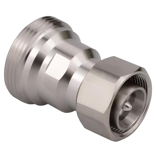 4.3/10 Mini Din Male to 7/16 L29 Female Adapter 4.3-10 MiniDIN Male to Din Female Adaptor Low PIM 160dBc - color: 4.3-10 Male to 7/16 Female