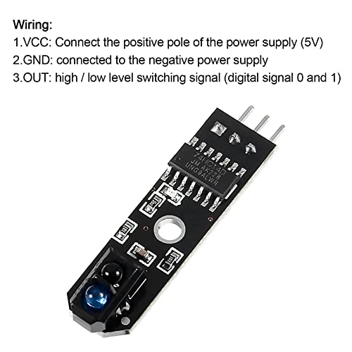 10pcs TCRT5000 Infrared Reflective Sensor Module - 5V Line Obstacle Avoidance Tracing Sensor for Smart Car Robot
