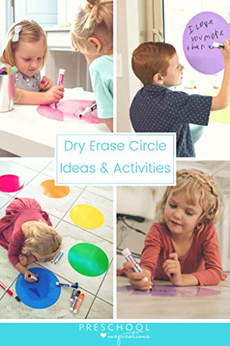 Dry Erase Dots, 8 Pcs Colorful Dry Erase Circles Wall Spots for Classroom - color: 8 Pack