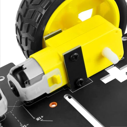 4WD Robot Chassis Kit for Arduino Raspberry Pi DIY - style: PCB Chassis