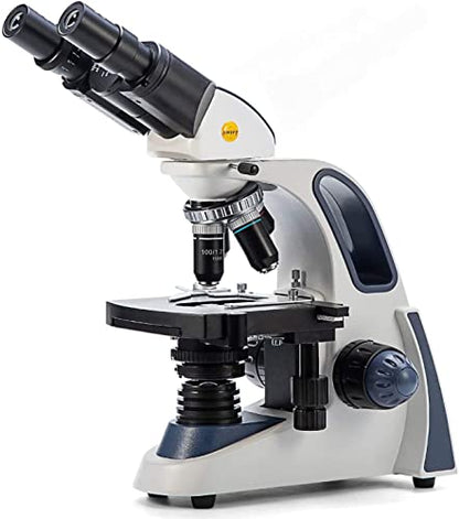 SWIFT SW380B 40X-2500X Magnification, Siedentopf Head, Research-Grade Binocular Compound Lab Microscope with Wide-Field 10X and 25X Eyepieces, Mechanical Stage, Ultra-Precise Focusing - style: SW380B