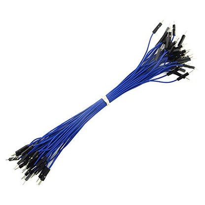 150PCS 5 Colors 1Pin 2.54mm Male to Male Breadboard Jumper Wire PVC Soldering Brushless Motor Double-end Tinning Connector Cable(PCB Jump Circuit Board Cable Wire Set) 200mm