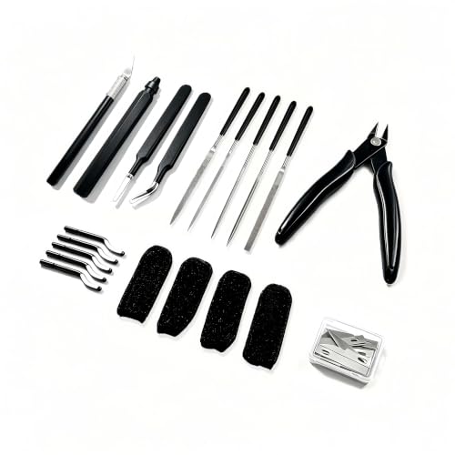 3D Printer Tool Kit Essential 3D Printer Tools for Removing, Smoothing, Finishing, Cleaning, Deburring, Craving, Measuring, Drilling 3D Printer Accessories for Bambu Lab, Ender3-Finishing - color: All in 1