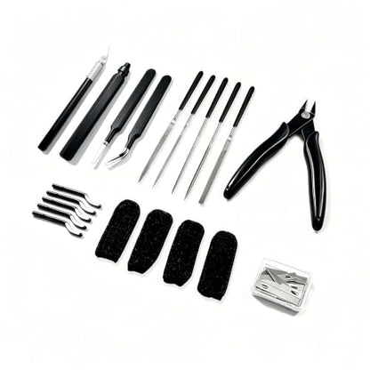 3D Printer Tool Kit Essential 3D Printer Tools for Removing, Smoothing, Finishing, Cleaning, Deburring, Craving, Measuring, Drilling 3D Printer Accessories for Bambu Lab, Ender3-Finishing - color: All in 1