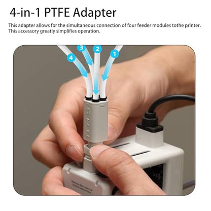 Bamboo Lab A1/A1 Mini AMS Lite Filament Hub Five Way Components Switch consumables Multi-Color Printing for Bambu Lab 3D Printer Parts - style: AMS Lite Filament Hub