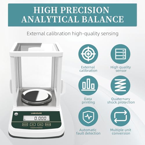 FA2003S Lab Analytical Balance, 200g/0.001g, Dual Display - size: 200g*0.001g