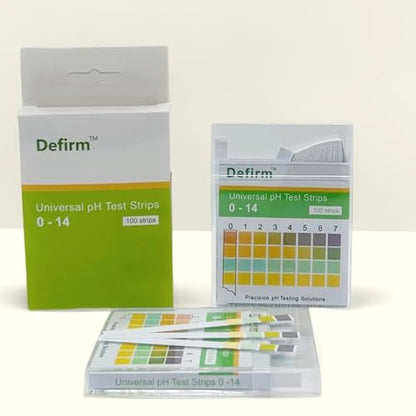 pH Test Strips Paper Universal, pH 1-14, Acid Alkaline Litmus Test Strips Paper, Home Usage Water Swimming Pool Cosmetic Scientific School Lab Student Study pH Test