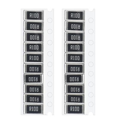 PATIKIL 2512 Surface Mount Device Chip Resistor Kit, 20Pcs 0.1 Ohm 1% Tolerance 1W DIY Resistor Ceramic Resistance Assortment Kits for Electronic Products - style: 0.1 Ohm