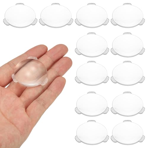 PATIKIL 12Pack Biconvex Lens 34mm Dia. 42mm Focal Length Aspheric Optical
