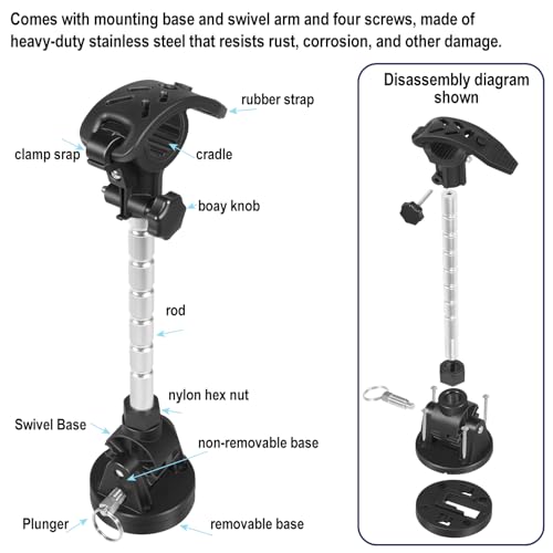 MKA-60 Stabilizer Kit 1862060 Bracket Supports For Minn Kota Trolling Motor