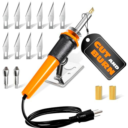Hot Knife Plastic Cutter Tool Set; 30W Power Draw; 55 in Long Cable