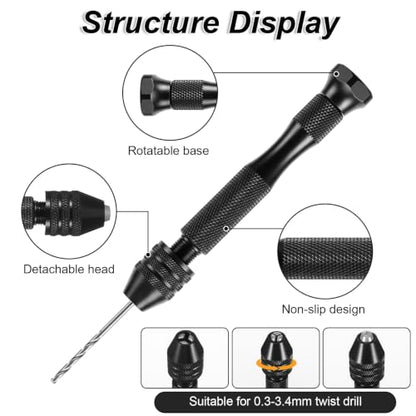 20 Pcs Metric Mini Micro Drill Bit Set Micro Hand Drill Bits
