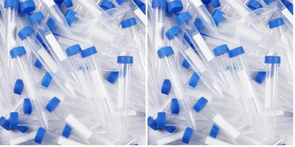 Konohan 400 Pack 15 Ml Centrifuge Tubes Sterile Plastic Test Tubes - size: 15 ml (Pack of 2)