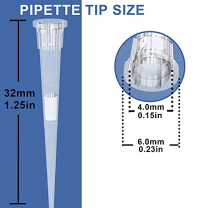 ONiLAB 10µL Universal Pipette Tips, 96 Tips/Rack, DNase/RNase Free - size: 10ul