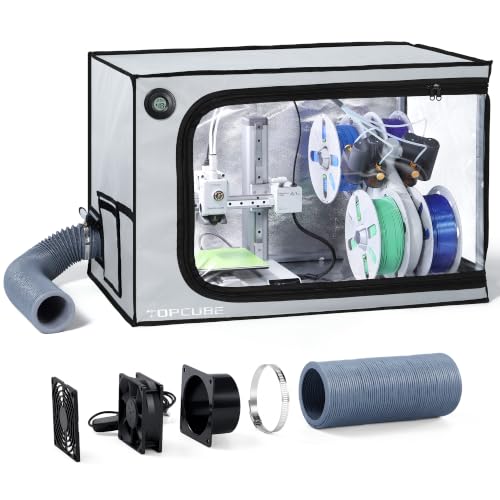 TOPCUBE 3D Printer Enclosure for Bambu Lab A1 Mini Combo with Exhaust Kit - size: A1 mini Combo + Exhaust