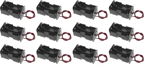4 x 1.5V AA Batteries Battery Holder Wire Leads (Pack of 2) - size: 6Pcs (Pack of 2), style: 4×1.5V AA
