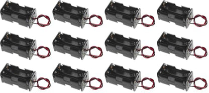 4 x 1.5V AA Batteries Battery Holder Wire Leads (Pack of 2) - size: 6Pcs (Pack of 2), style: 4×1.5V AA