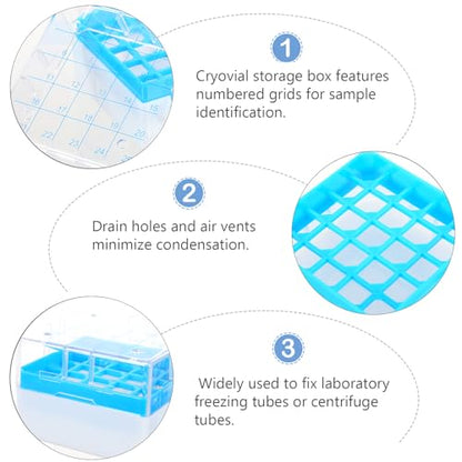 iplusmile 25 Grid pc Cryovial Storage Box Freezer Box
