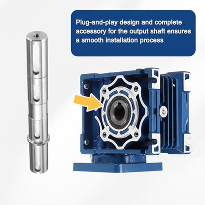 uxcell Output Double Shaft, 25mm Diameter, 198mm Length, Alloy Steel - size: Double Shaft, style: 25mm Shaft, 198mm Length