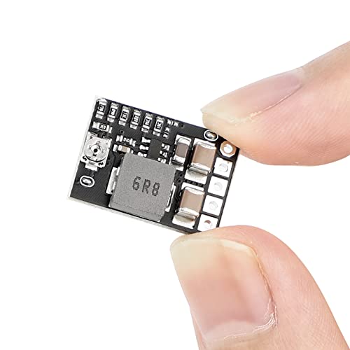 DROK 1.8V/2.5V/3.3V/12V/9V/5V Buck Converter Adjustable Pack of 5 - color: Black
