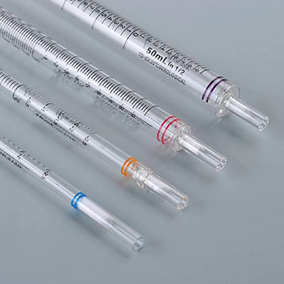 Serological Pipette - 25ml/Red,Individually Wrapped(Case of 50) - size: 25ml - 50pcs