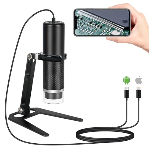 USB Digital Microscope for iOS and Android Devices (Not for Any PC)