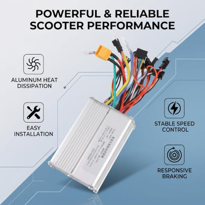 Electric Scooter Controller Brushless Motor 48V 20A, Scooter Brushless Controller Design, Motor Wiring Diagrams