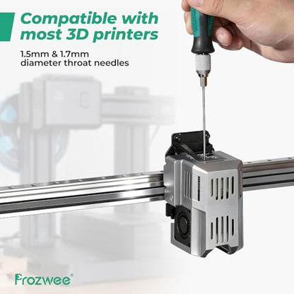 No-clogger 3D Printer Nozzle Cleaning Kit,210mm Cleaning Needles - style: 3PCS
