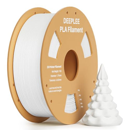 PLA 1.75mm 3D Printer Filament, 1kg White - color: 1*white