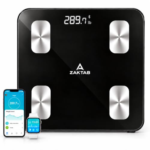 Scale for Body Weight, Accurate Weight Scale with LCD Display, Capacity upto 400 lbs, Smart BMI Scale, High Accuracy Digital Bathroom Scale, 18 Body Composition Analyzer Sync with Fitness App