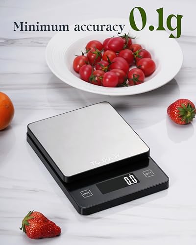 Food Scale 0.1g Precise Graduation,11lb Digital Kitchen Scale