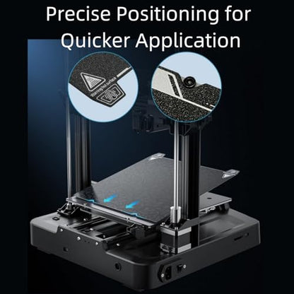 Official Creality K1 Max Glossy PEO and Matte PEI Double Side Build Plate - size: 315*310 For K1 Max