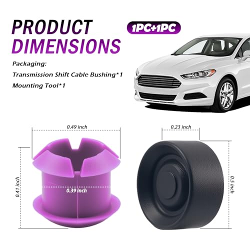 Transmission Shifter Bushing Kit,OEM 3382002370 Car Shift Cable Bushing Repair Kit Compatible with Kia Honda Chrysler,Essential Car Shifter Cable Bushings with Installation Tools