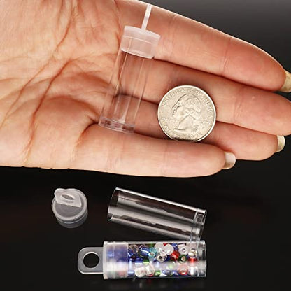 The Beadsmith Friction Tube Variation - size: 1.5" Long - 9/16" Dia - 100 Per Bag
