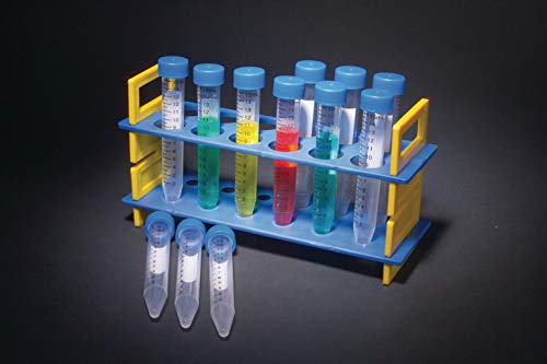 TTRSET-P- Description : Test Tube Rack with Plastic Tubes - Test Tube Rack with Plastic Tubes, United Scientific Supplies - Each