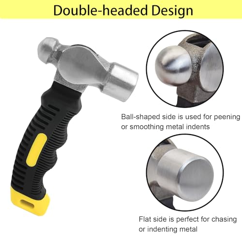 Steel Bench Block and Metal Stamping Hammer Kit, Metal Bench Block, Jewelry Stamping Hammer, Jewelry Metal Stamping Tools for Jewelry Making & Metal Stamping - color: Square