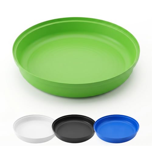 MEKA Deep Tuff Tray 27.8” Round Sensory Play Base, Heavy Duty Plastic Deep Spot Messy Activity Mud Water Sand Tray, Outdoor Indoor Open-Ended Learning Toy Green - color: Green