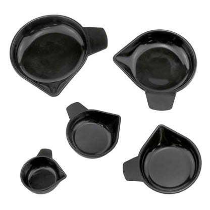 1 Set Black Weighing Pans, Easy to Organize
