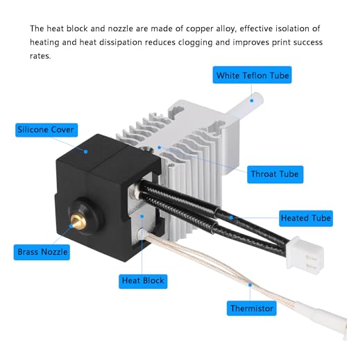 Creality Ender 3 V3 SE Hotend Kit 250mm/s High-Speed Assembled Extruder - style: For Ender 3V3 SE Upgrade