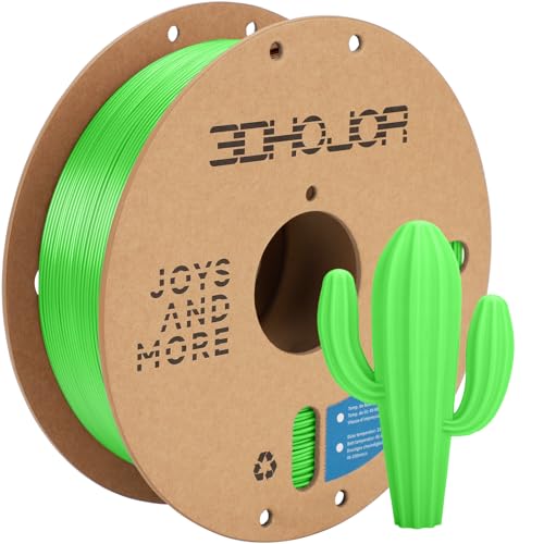 3DHoJor PLA+ 3D Printer Filament Peak Green,1KG - color: Peak Green
