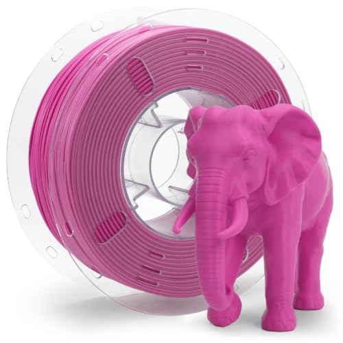 VOXELAB HS PLA+ Filament 1.75mm, High Speed PLA Plus 3D Printer Filament, 1kg (2.2lbs) for Most FDM 3D Printers, Enhanced Toughness & Smooth Printing, Superior Layer Adhesion(Magenta) - color: Hs Pla+magenta
