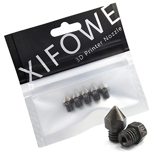 MK8 Nozzles Hardened Steel 3D Printer Extruders Nozzles - size: MK8 Hardened Steel, style: Part: Various Nozzles