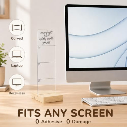 Motivational Memo Board Funny Office Acrylic Monitor Memo Board - color: Never Forget How Wildly Capable You Are