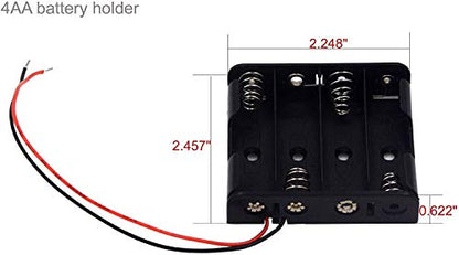 (Pack of 8) 1AA 2AA 3AA 4AA and 1AAA 2AAA 3AAA 4AAA Battery Holders